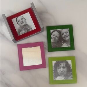 Source Unknown Red and Green Picture Frames Modern Accents